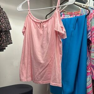 Lilly Pulitzer Keyhole Off the Peekaboo Shoulder Top